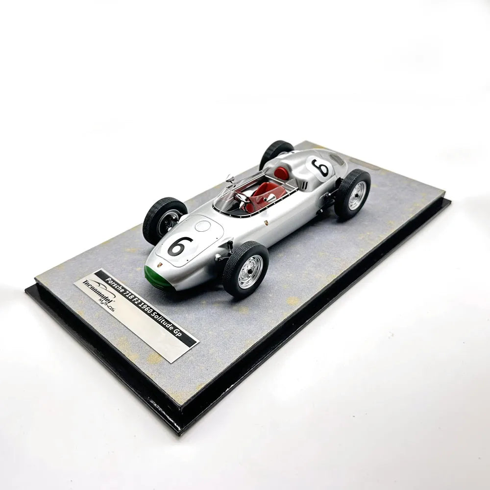2 Color! 718 F2 1960 Solitude GP #6 1/18 Scale Resin Model Car Birthday Collection Gift Toy Scene Matching New in Box