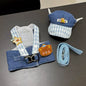 Summer Vest Dog Harness Leash Set and Dog Hat Cute Bear 2026 Dog Clothes Pet Supplies Puppy Denim Harness Cat Dog Accessories