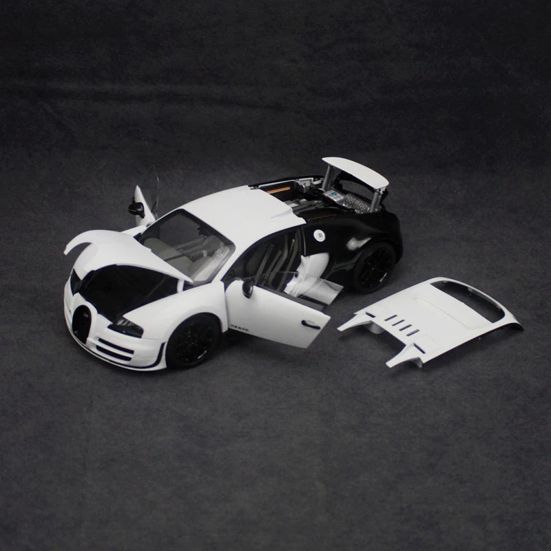 AUTOart Diecast 1/18 Scale Bugatti Alloy Model Cars Bugatti Veyron Sports Car Play Vehicles Toys for Boys Gift Original Box