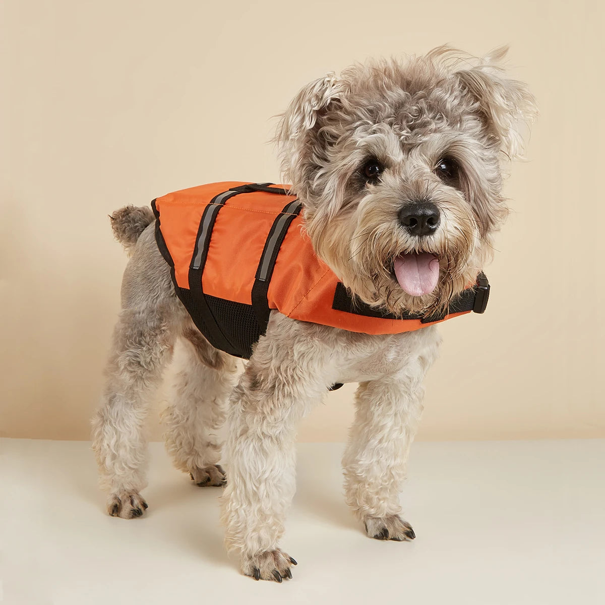 Dog Life Jacket Reflective Adjustable Summer Large Dogs Swimwear Safety Vest Surfing Sailboat Enhanced Buoyancy Pet Life Jacket
