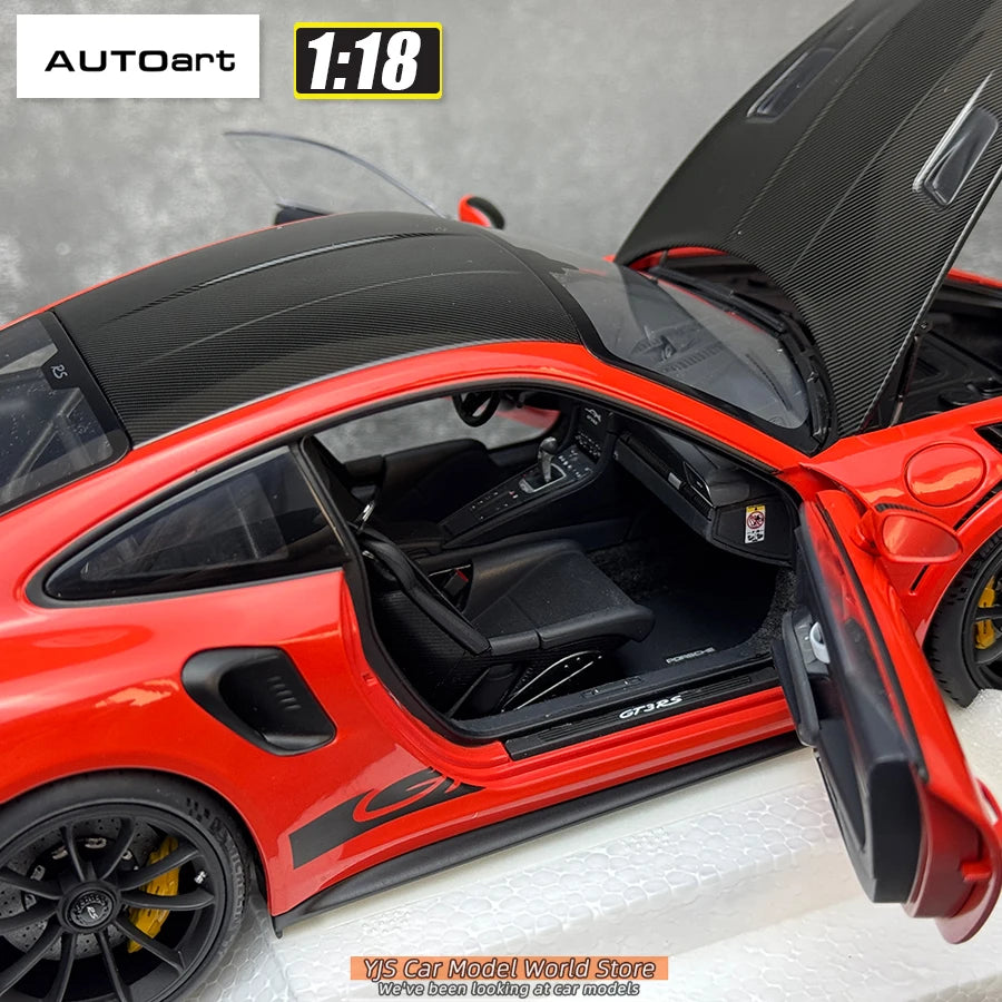 AUTOART 1/18 Porsche 911 (991.2) GT3 RS Weissach Package Car model  Send to a friend  Personal collection Static ornament