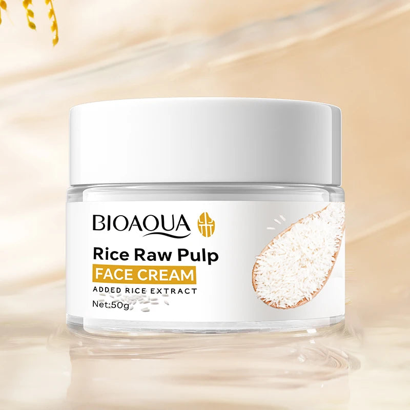 Rice Puree Face Cream Moisturizing Hydrating Whitening Face Cream Original Korean Face Beauty Skincare