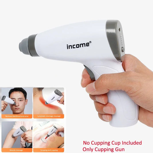 Vacuum Cupping Gun Electric Cupping Pump Body Massager USB Charging Negative Pressure Massage Tool for Scraping Gua Sha Suction