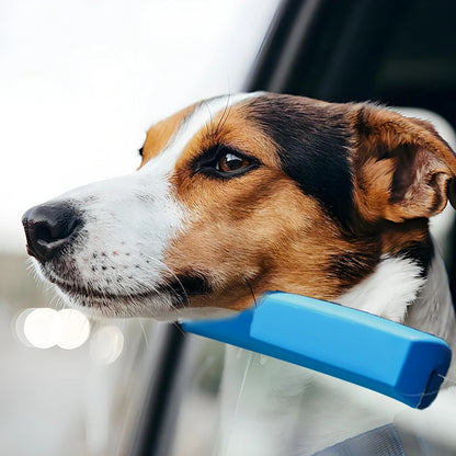 【M】Foam Dog Car Window Cushion, Soft Chin Rest For Comfortable Car Rides, 25cm/9.84in Long,Blue,