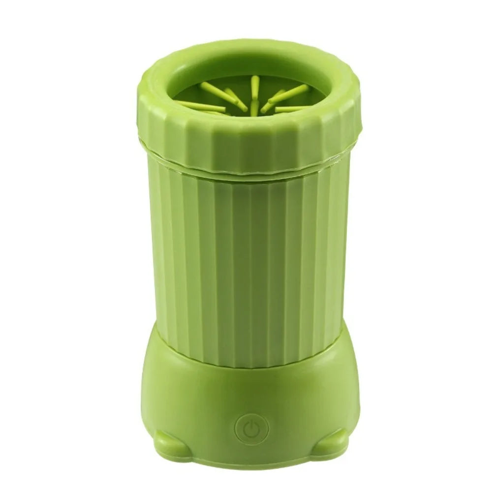 Paw Cleaner Cup USB Rechargeable Dog Foot Washer Portable Detachable Automatic Paw Cleaner Electric Pet Paw Washer Foot Cleaning