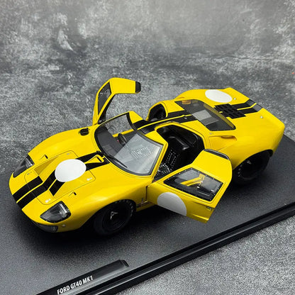 In Stock SOLIDO 1/18 Ford GT40 MK.1 1968 Classic Racing Car Diecast Model Collectible Vehicle Replica Adult Collection Display