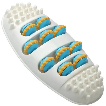 Hypoallergenic Foot Massage Mat with Acupressure Kneading Design, Non-Powered Plastic Reflexology Tool for Stress Re