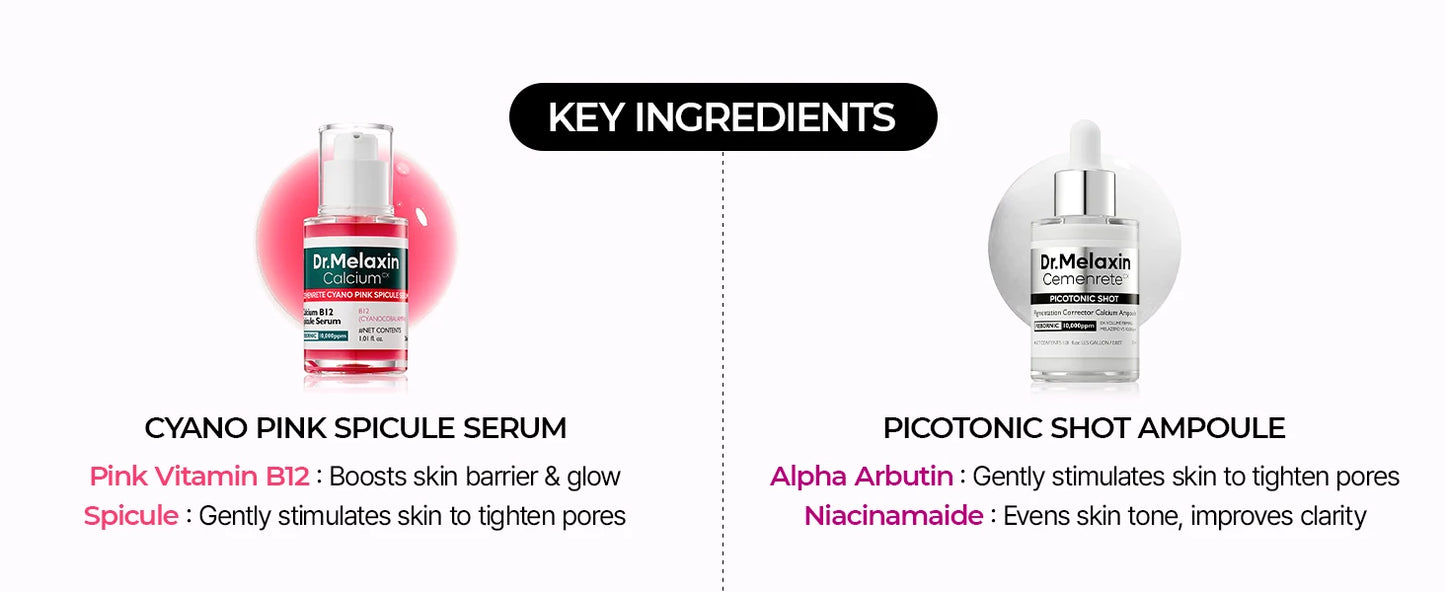 Dr.Melaxin Anti-Aging Lumi firm & lift Duo | Korean facial Collagen Firming serum plumping skin & tightening refines skin repair density