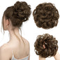 Synthetic Messy Hair Bun Extensions Big Curly Elastic Hair Scrunchies Hairpieces Chignon Donut Updo Hair Pieces for Women