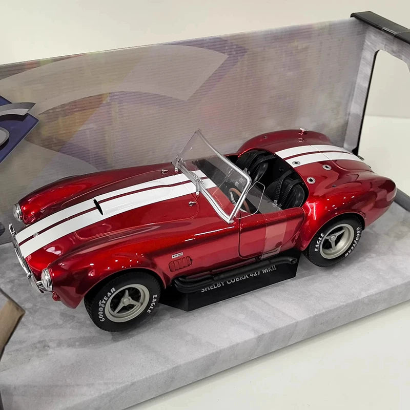 Solido 1/18 Scale SHELBY COBRA 427 1965 Alloy Car Model Static Collection Decorated Holiday Gifts Toys Souvenir Gift