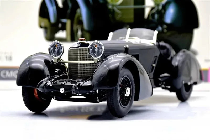 CMC 1:18 SSK The Black Prince 1934 25th Anniversary Simulation Limited Edition All Open Alloy Metal Static Car Model Toy Gift