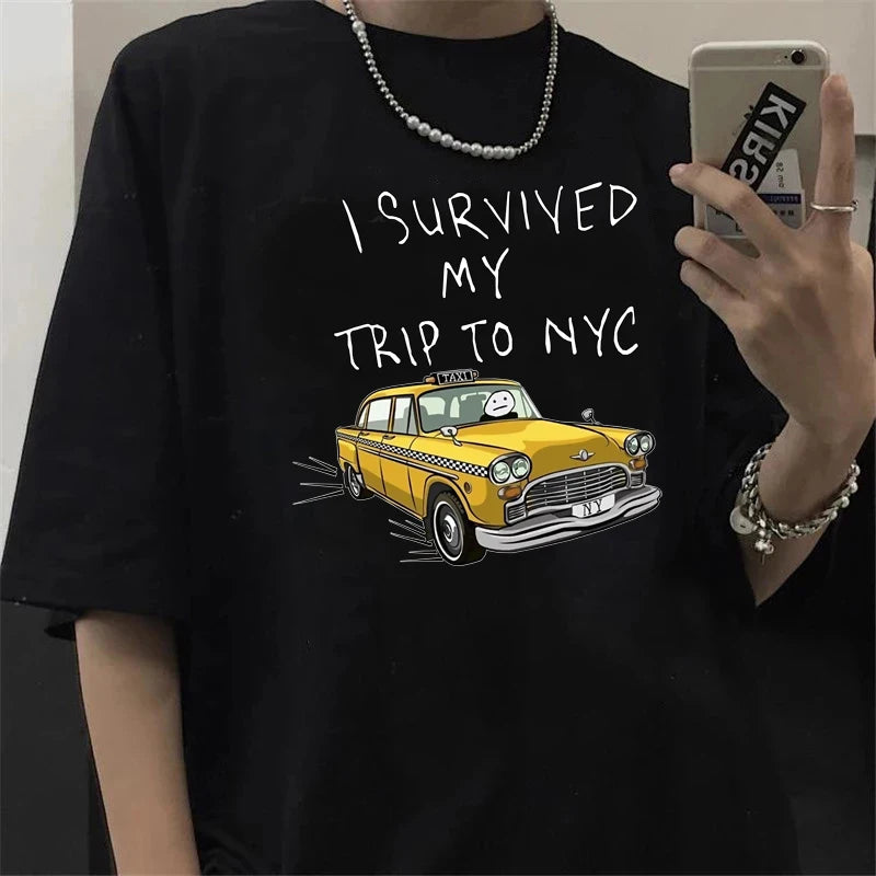Tom Holland Same Style I Survived My Trip To NYC T Shirt Unisex The Physics Is Theoretical But The Fun Is Real Graphic Tees