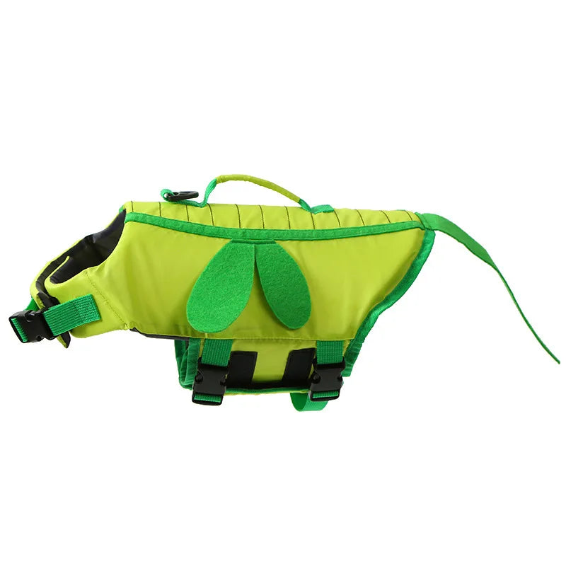 Dog Life Jacket for Swimming Boating Pet Safety Floatation Vest Life Preserver with Rescue Handle For Cats Small Medium Dogs