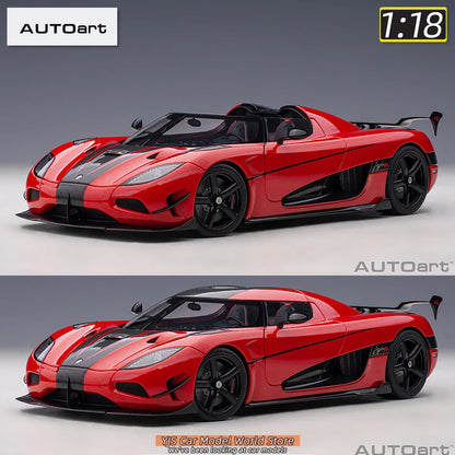 Autoart model 1/18 Scale New KOENIGSEGG AGERA RS car model Static Decorative Items Gift Collection