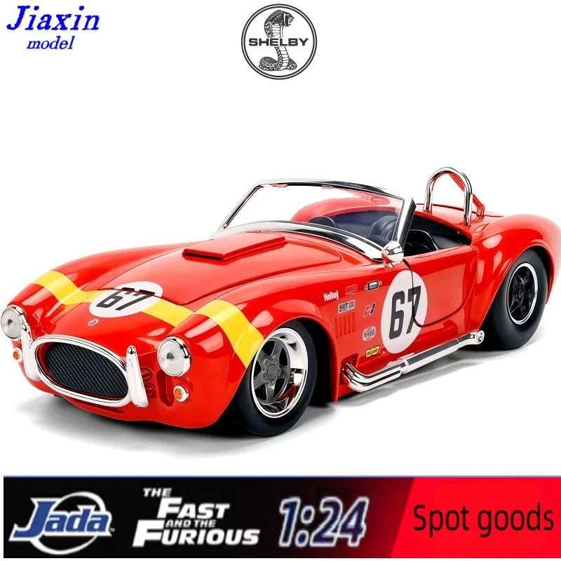 JADA 1/24 Shelby Cobra  Convertible #67 1965 Racing Car Model