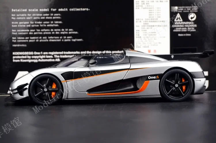 Autoart 1:18 One1 Simulation Limited Edition All Open Alloy Metal Static Car Model Toy Gift