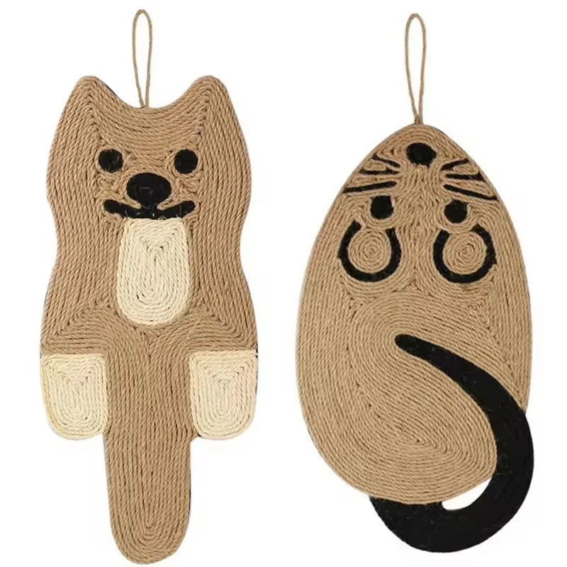 Natural Sisal Cat Scratching Pad Indoor Interactive Mat Reusable Claw Grinding Toy For Cats Kittens Eco Friendly Pet Supplies
