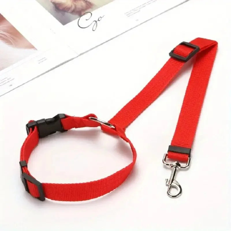 Adjustable Anti-Escape Pet Car Seat Belt Dog Cat Headrest Safety Restraint Rope Portable Travel Safety Leash For pets