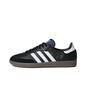 adidas Originals SAMBA OG Soft upper for comfortable feel Low-top skate shoes Unisex style Black, white, gray B75806