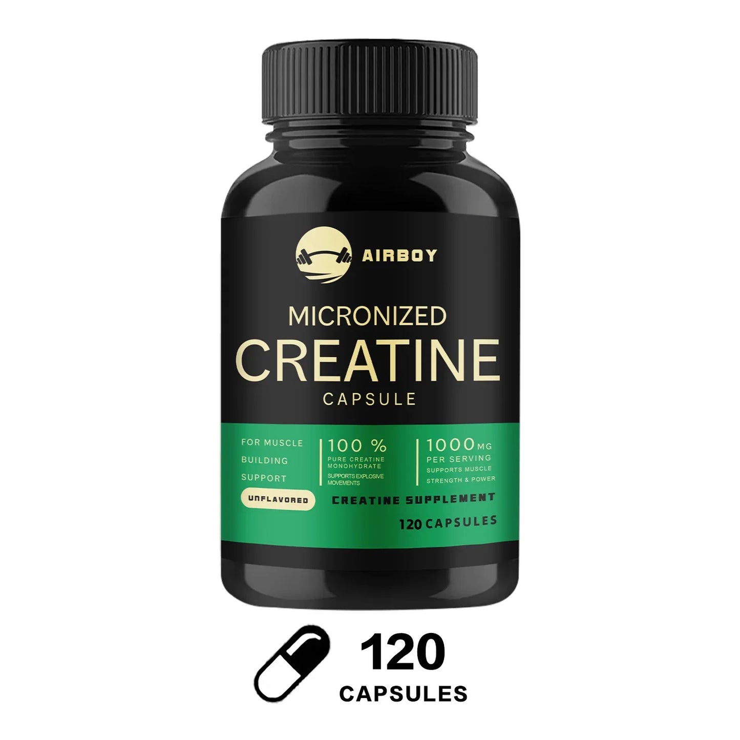 Micronized Creatine - Suitable for Muscle, Strength, Energy, and Recovery, Improve Athletic Performance