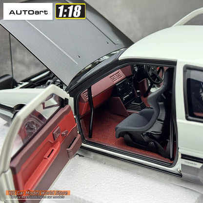 AUTOART 1:18 TOYOTA SPRINTER TRUENO AE86 30th ANNIVERSARY car model Static alloy car model collection gift