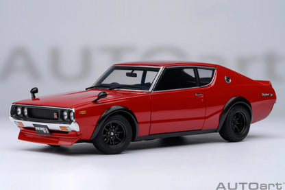 NISSAN SKYLINE 2000 GT-R (KPGC110) TUNED VERSION RS WATANABE WHEEL AUTOart 1/18 Static display model gift collection