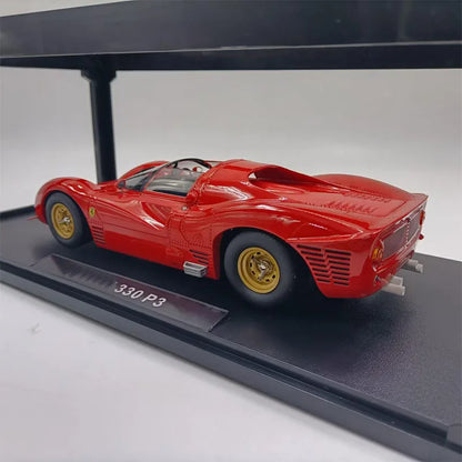 F 330 P3 4.0L V12 Scale1:18 Two-door Coupe Simulation Alloy Car Model Display Collectible Toy Gift Souvenir Decration
