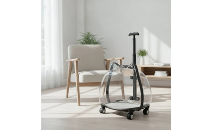 Pet Carrier with Wheels Sturdy Wheeled Pet Carrier Sturdy Small for Cats, Travel, Vet Visits