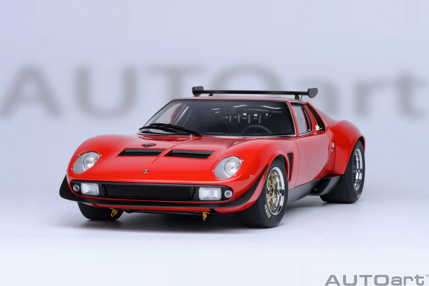AUTOart 1:18 SCALE  Lamborghini MIURA SVR "JOTA" Car model Static ornament Collect Holiday gift