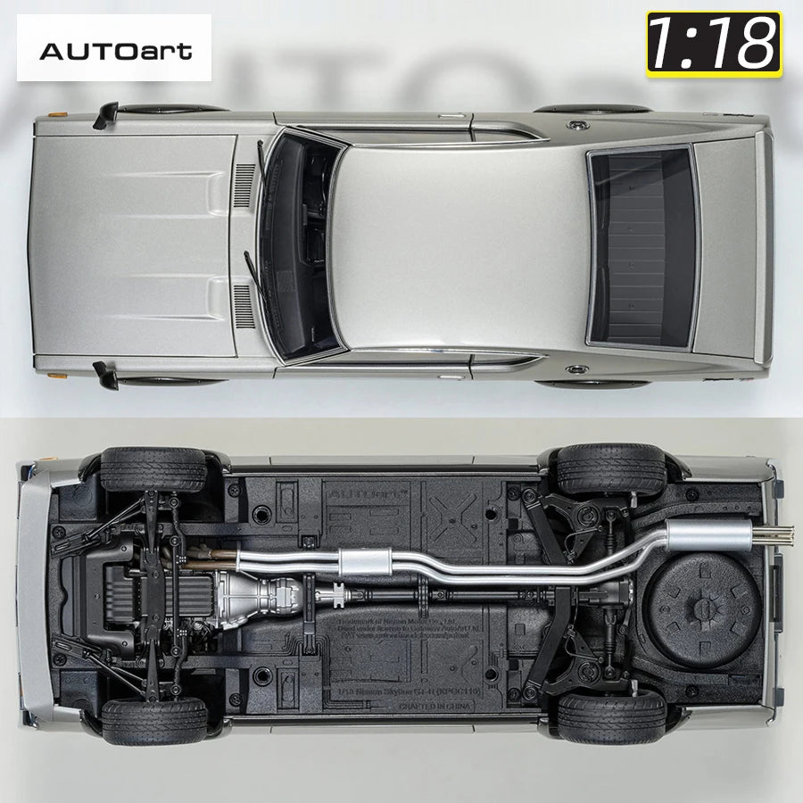 NISSAN SKYLINE 2000 GT-R (KPGC110) TUNED VERSION RS WATANABE WHEEL AUTOart 1/18 Static display model gift collection