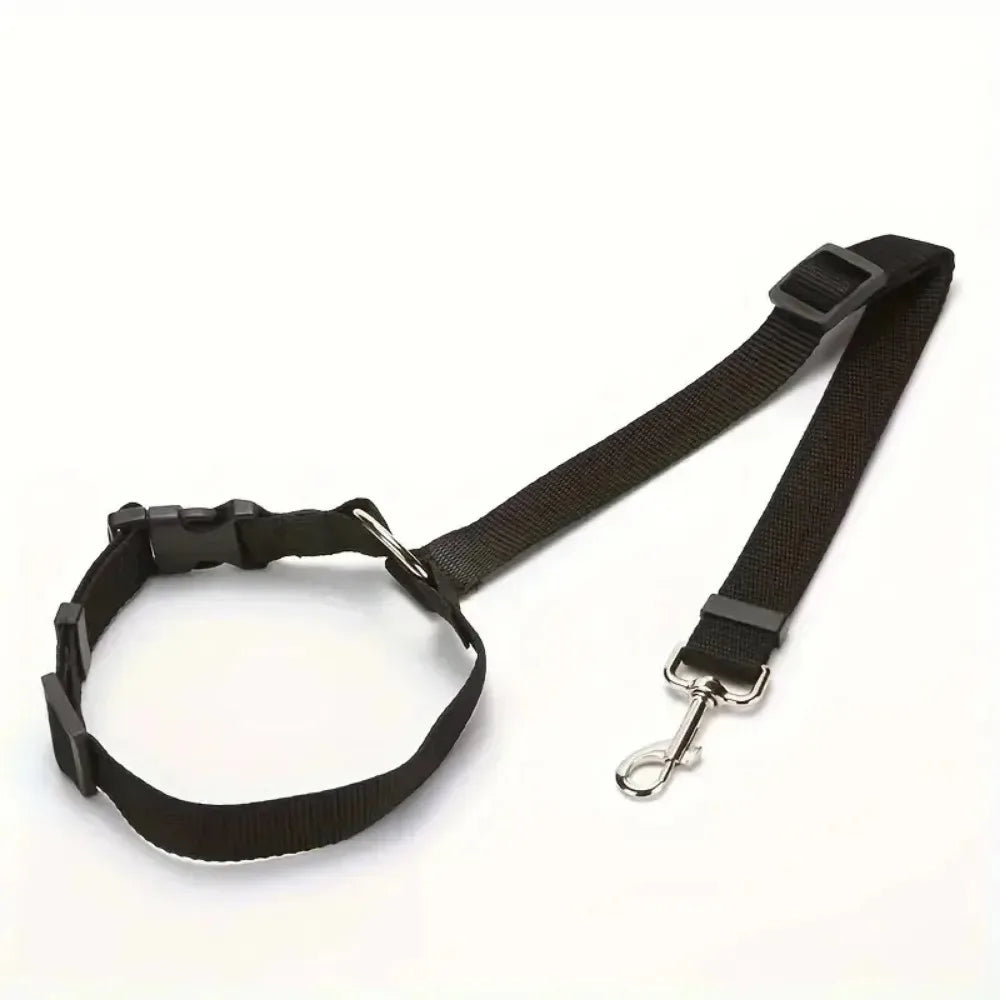 Pet Car Safety Seat Belt Nylon Headrest Restraint Harness Leash Adjustable for Dogs And Cats Travel Vehicle Accessory