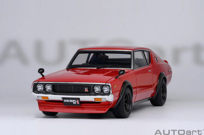 NISSAN SKYLINE 2000 GT-R (KPGC110) TUNED VERSION RS WATANABE WHEEL AUTOart 1/18 Static display model gift collection