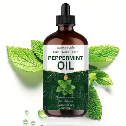 100g Mint Essential Oil, Natural Plant Extract, Hypoallergenic, Moisturizing Massage Oil for Men, Women, Hair, Diffuser and Humidifier