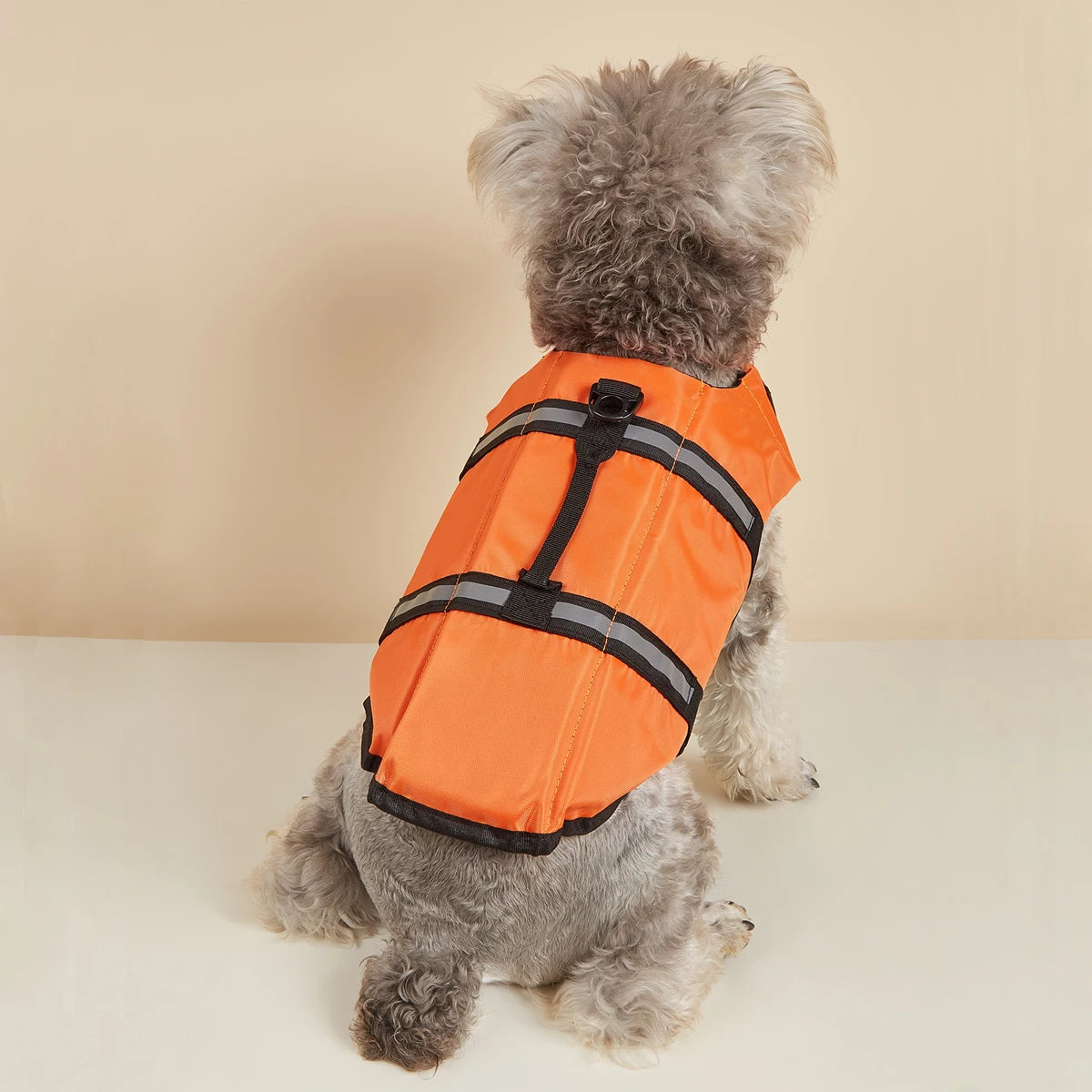 Dog Life Jacket Reflective Adjustable Summer Large Dogs Swimwear Safety Vest Surfing Sailboat Enhanced Buoyancy Pet Life Jacket
