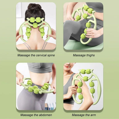 Trigger Point Roller Massager for Forearm, Elbow, Hand, Arm, and Leg Myofascial and Fascial Release, Deep Tissue Self Massage