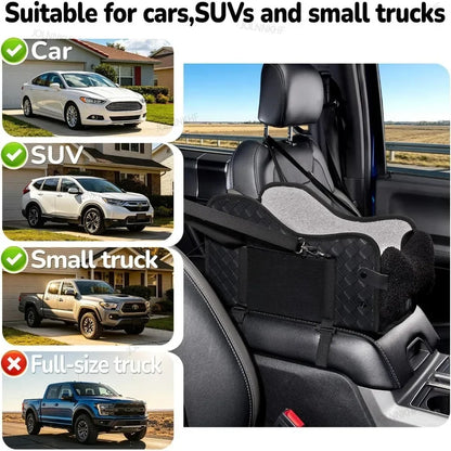 Center Console Dog Car Seat Portable Car Safety Travel Dog Beds Pet Puppy Middle Console Dog Car Seat for Small Dogs Cats