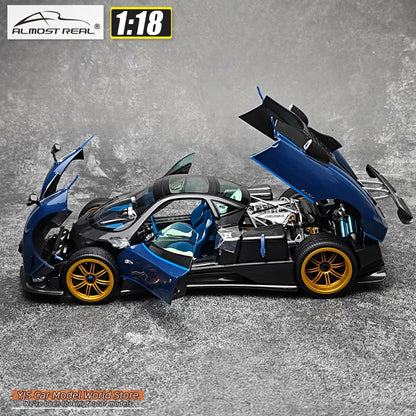 Almost Real diecast model 1:18 Pagani Zonda Tricolore - 2010  car model alloy collection gift to friends and family