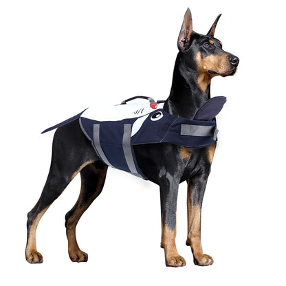 Dog Life Jacket with Rescue Handle for Small Medium and Large Dogs,Pet Safety Swimsuit Preserver for Swimming Pool Beach Boating