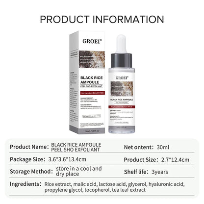 Hoygi Peel Shot Ampule Set Rice Toner Moisturizing Facial Essence Glowing Skin Water-oil Balancing Essence Revitalizing Skin Dullness