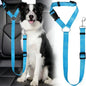 Pet car seat belt, nylon leash, rear seat belt, adjustable dog safety harness collar, pet accessories
