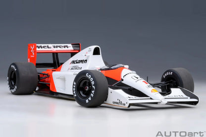 AUTOART New 1/18  Honda MP4/6 1991 #1 (with McLaren logo)  Car model  Send to a friend  Personal collection Static ornament