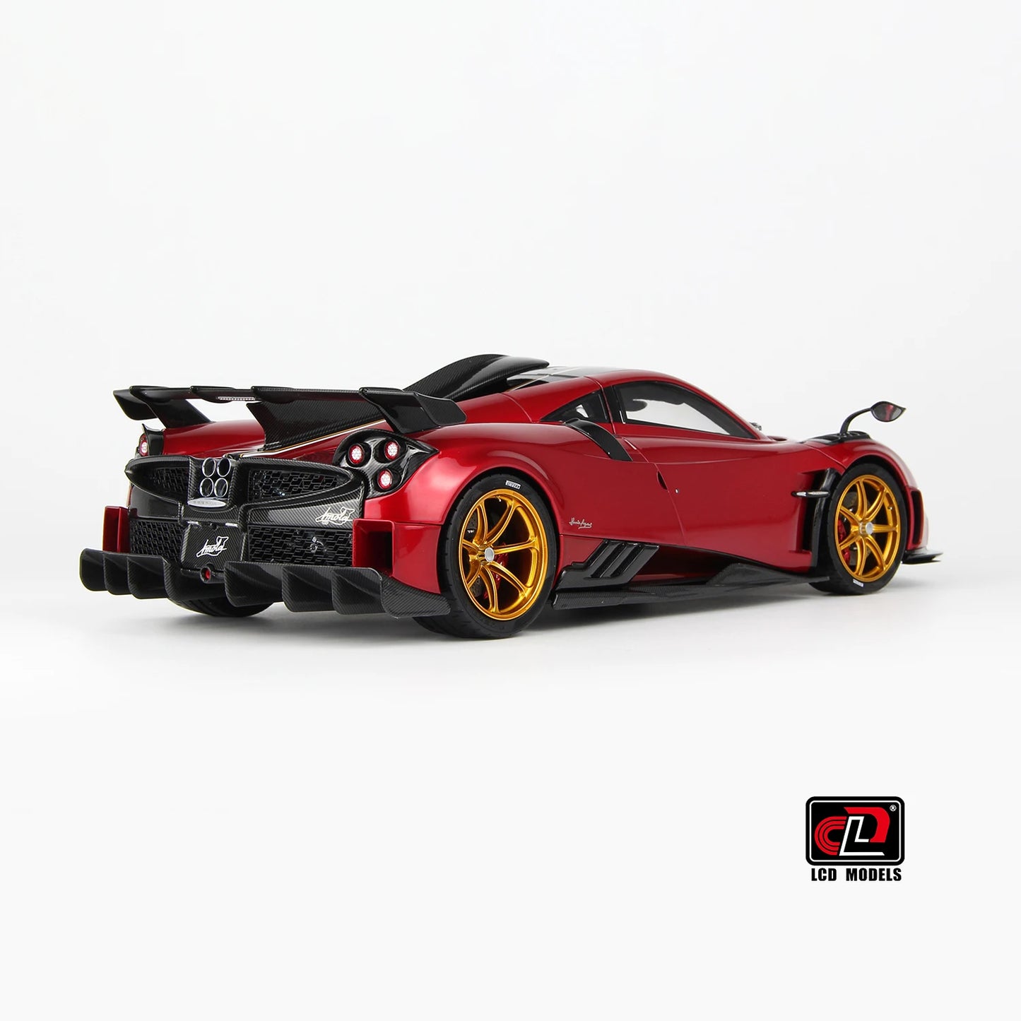 LCD CLD Diecast model 1/18 scale Pagani Imola Metal static decoration Holiday gift collection