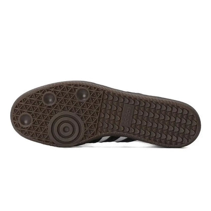 adidas Originals SAMBA OG Soft upper for comfortable feel Low-top skate shoes Unisex style Black, white, gray B75806