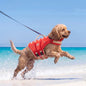 Waterproof Dog Life Jacket Breathable High Buoyancy Dog Swimming Suit Adjustable Thick Sponge Pad Dog Life Preserver Swimming