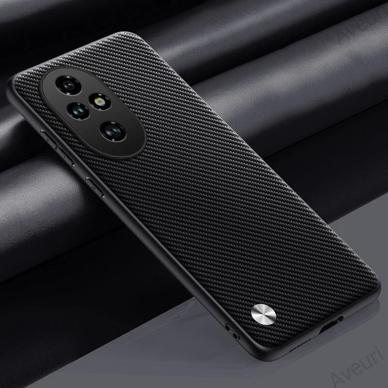 Luxury PU Leather Case For Honor 200 Pro Back Cover Matte Silicone Full Protection Phone Case For Honor 200 Lite 5G Honor200 Pro