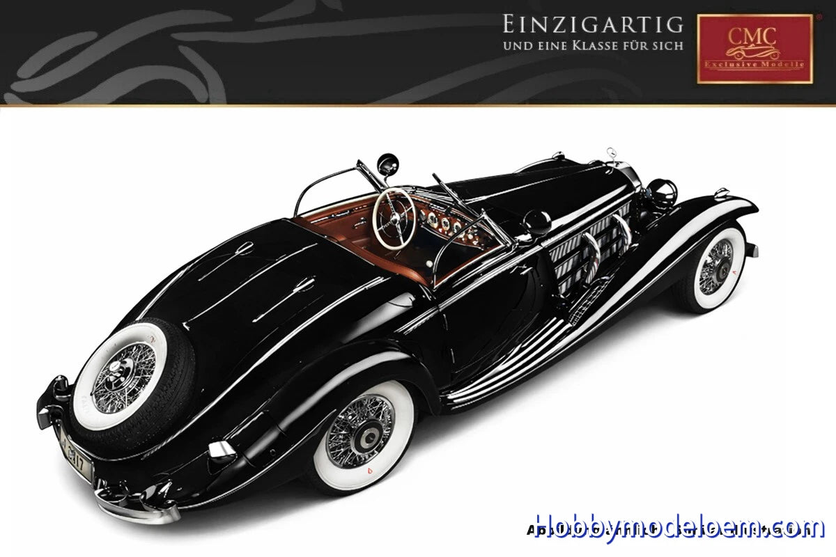 Pre sale CMC 1:18 Mercedes Benz 500K sports car alloy fully open car model collectibles limited edition worldwide