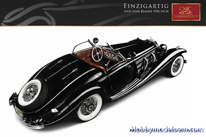Pre sale CMC 1:18 Mercedes Benz 500K sports car alloy fully open car model collectibles limited edition worldwide