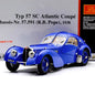 CMC 1:18 57SC Atlantic 1938 Simulation Limited Edition All Open Alloy Metal Static Car Model Toy Gift