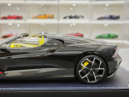 MR 1/18 Bugatti W16 Mistral Resin Motor Vehicle Toy Die-casting Metal Model Collection Boy Gifts