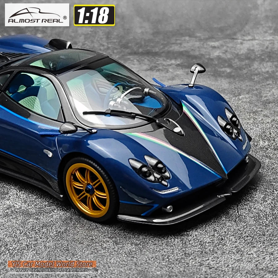Almost Real diecast model 1:18 Pagani Zonda Tricolore - 2010  car model alloy collection gift to friends and family